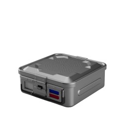 KONTENER DO STERYLIZACJI 1/2 Z FILTREM