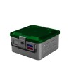 KONTENER DO STERYLIZACJI 1/2 Z FILTREM